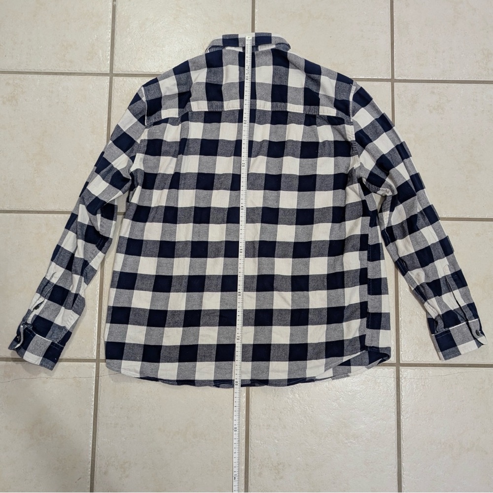 WindRiver Blue & White Men’s 2XL Flannel Plaid Shirt - Picture 12 of 15